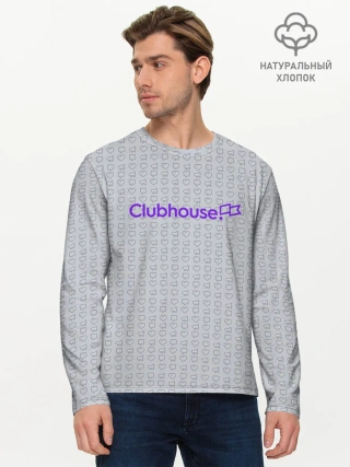 Мужской лонгслив базовый / Clubhouse | Gray