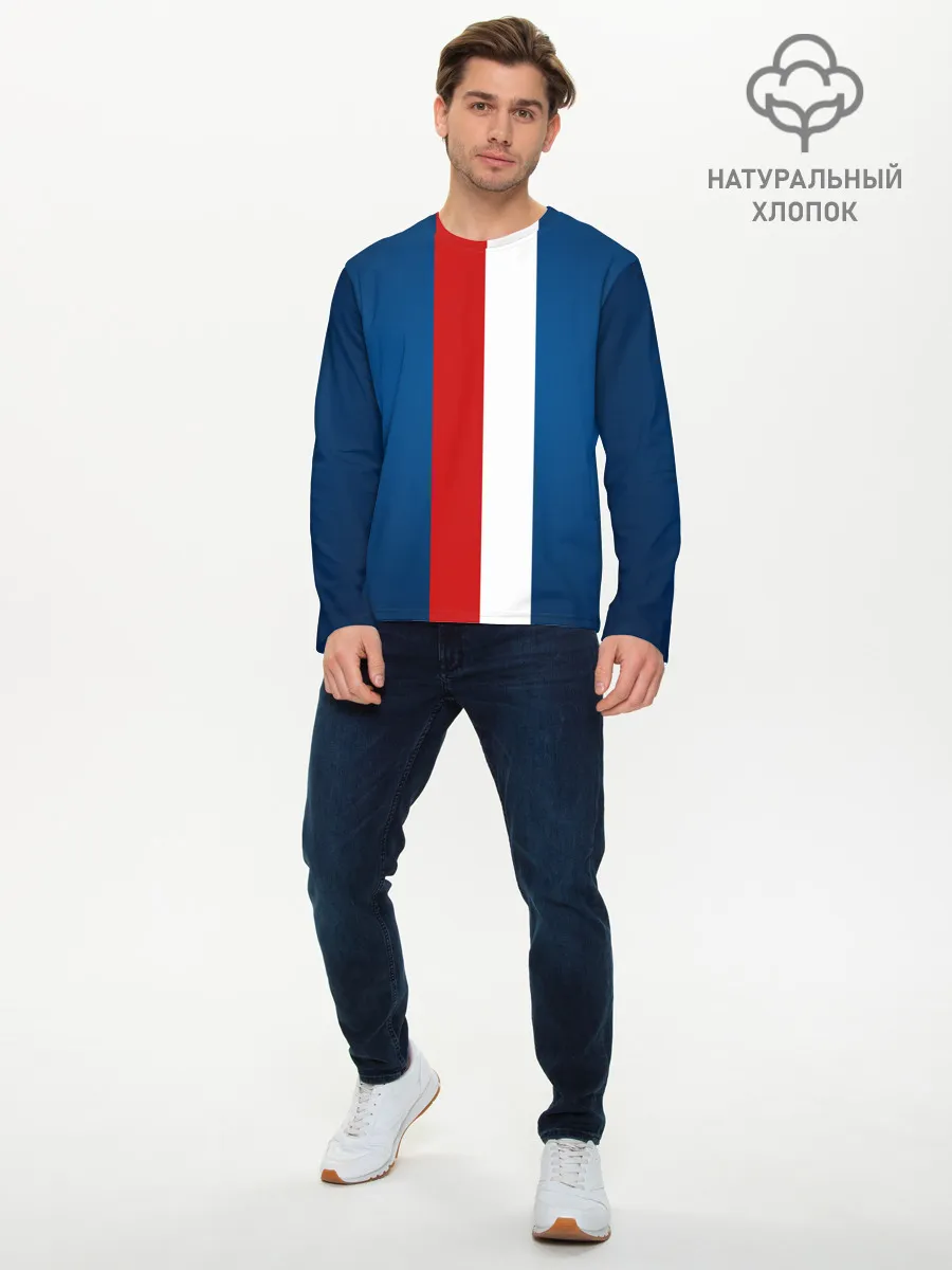 Мужской лонгслив базовый / ФК Пари Сен-Жермен