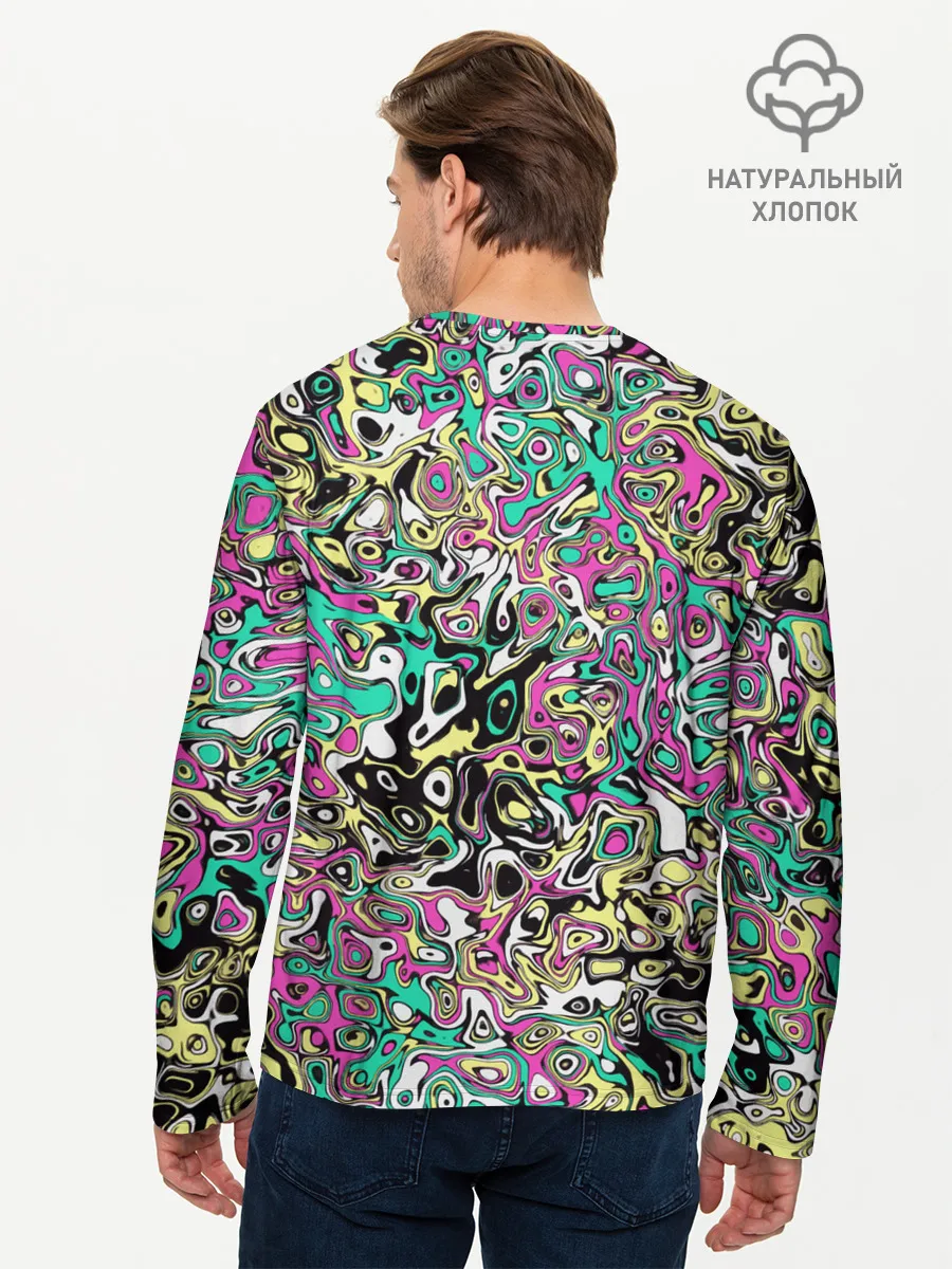 Мужской лонгслив базовый / Череп