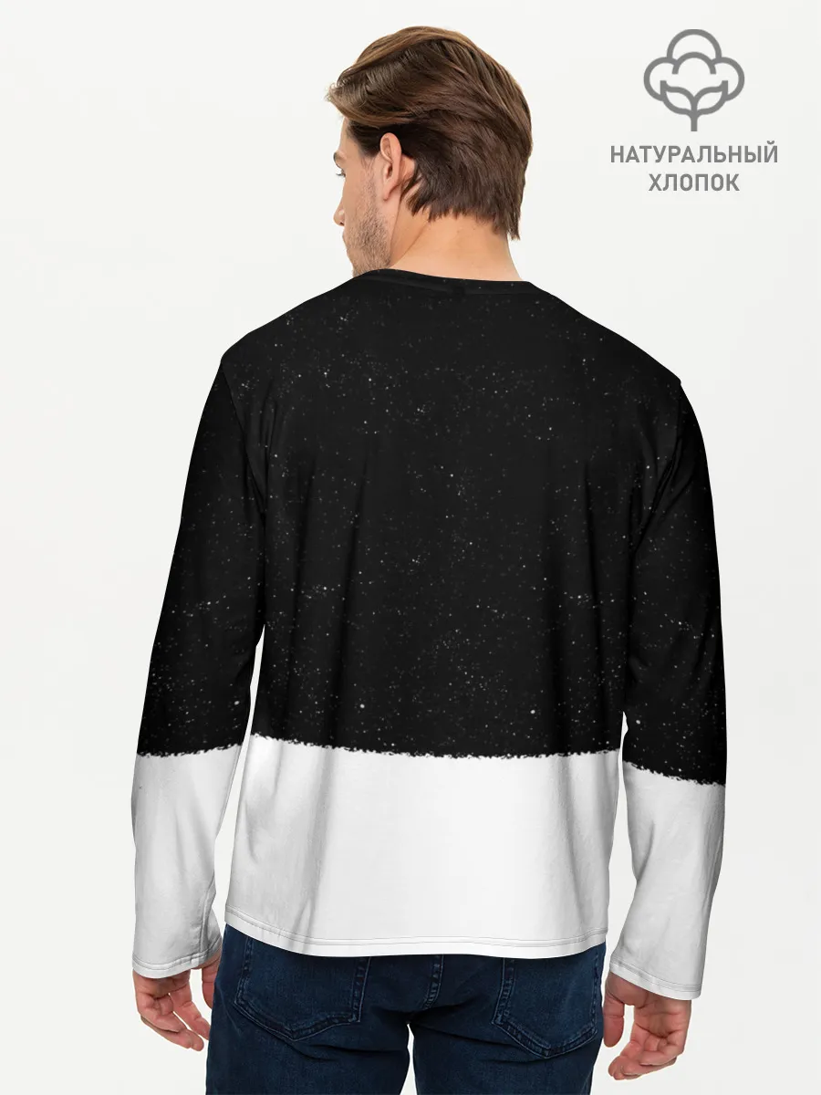 Мужской лонгслив базовый / Космический сон