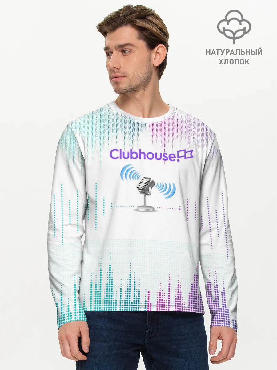 Мужской лонгслив базовый / clubhouse