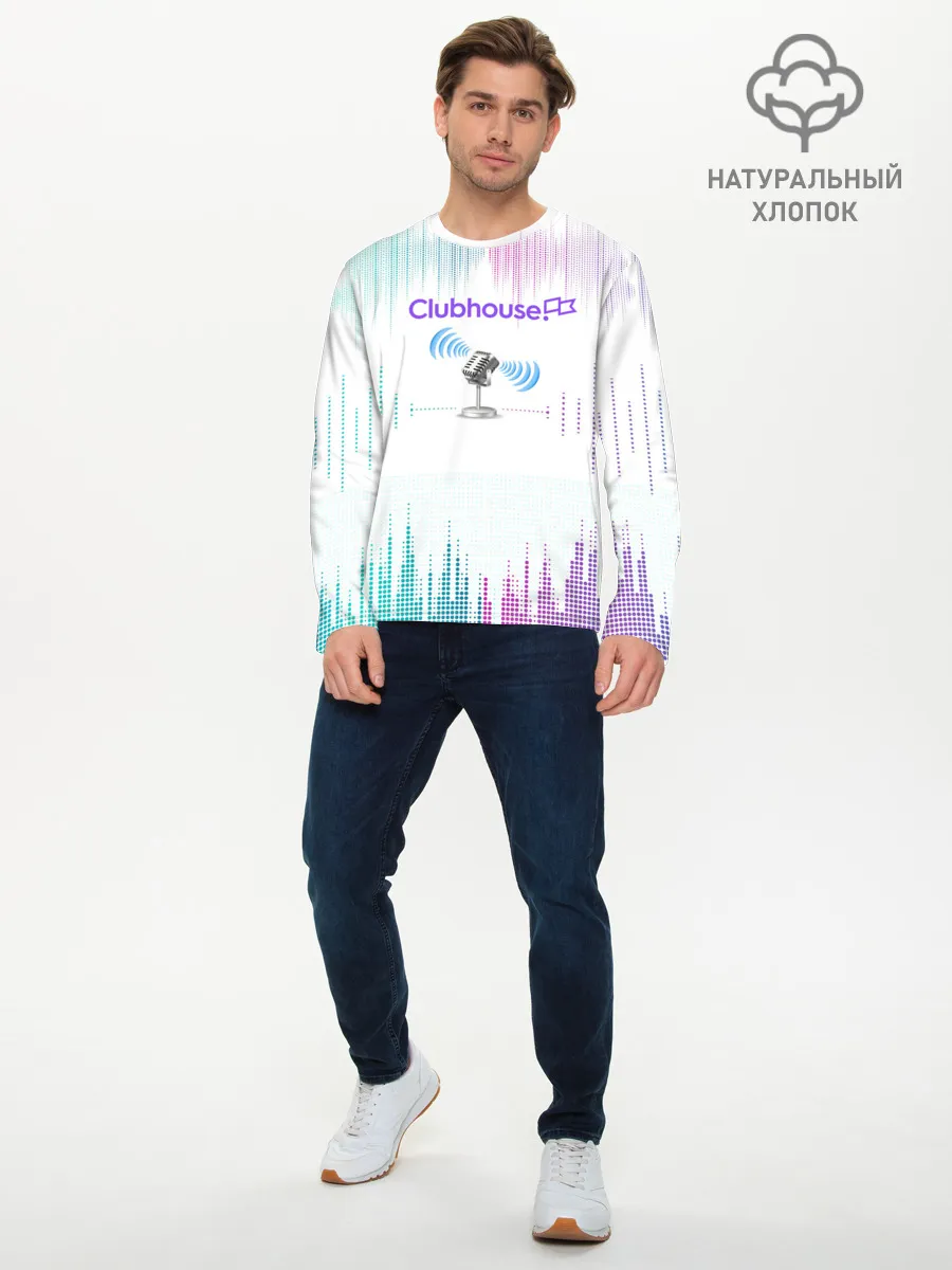 Мужской лонгслив базовый / clubhouse