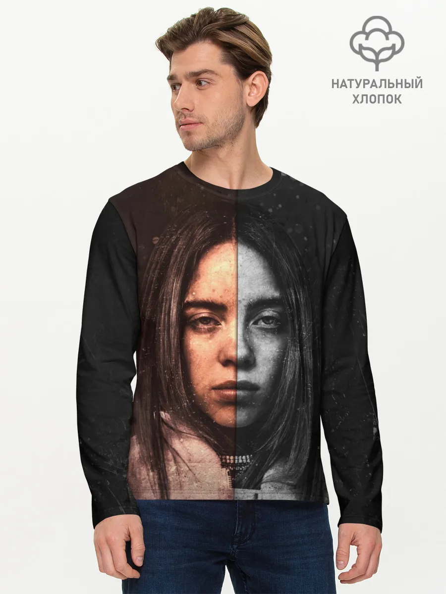Мужской лонгслив базовый / Билли Айлиш | Billie Eilish