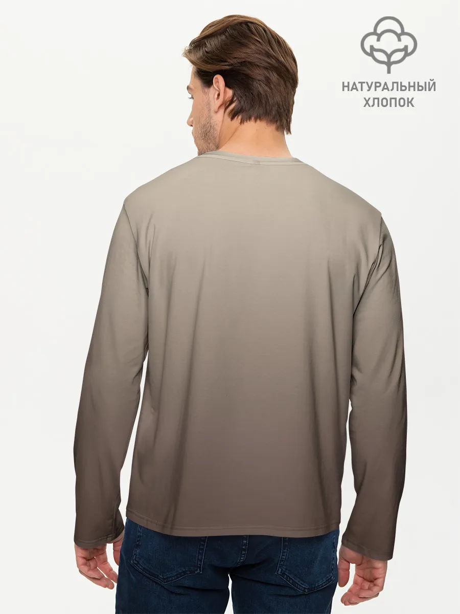 Мужской лонгслив базовый / сварливый кот мем нет