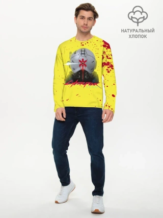 Мужской лонгслив базовый / TRAUMA TEAM Cyberpunk 2077