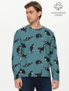 Мужской лонгслив базовый / Коты и кошечки