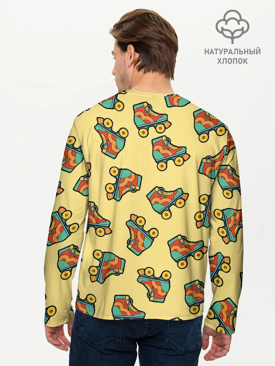 Мужской лонгслив базовый / Ролики