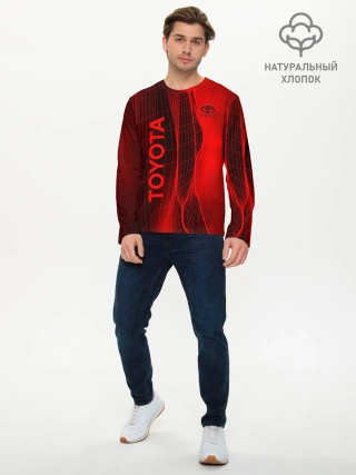 Мужской лонгслив базовый / Toyota