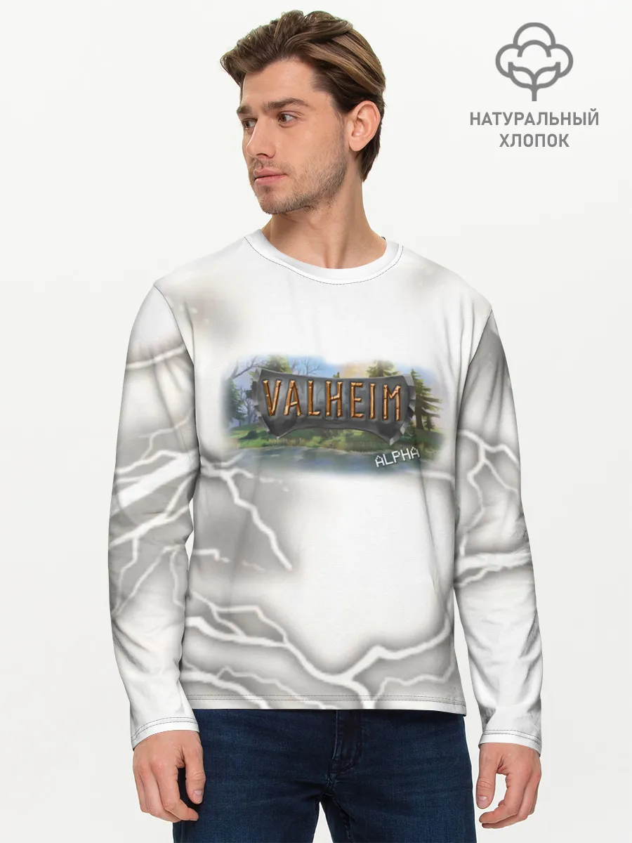 Мужской лонгслив базовый / Valheim