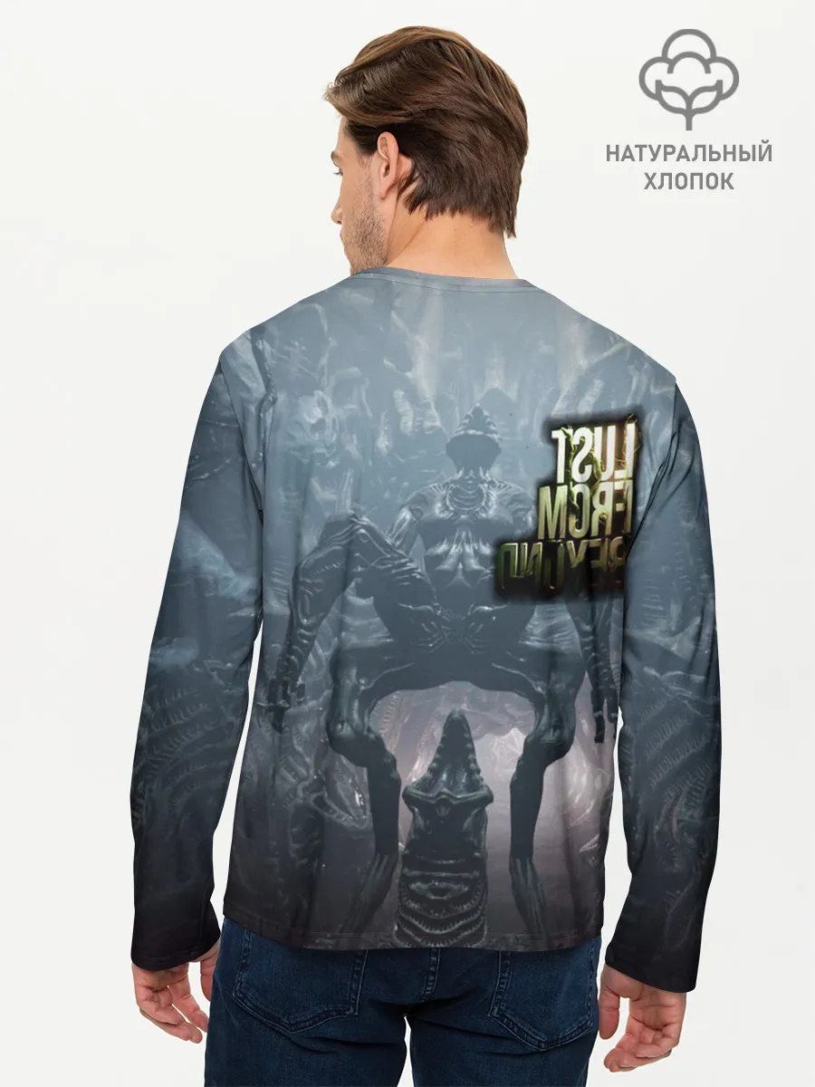 Мужской лонгслив базовый / Lust from Beyond