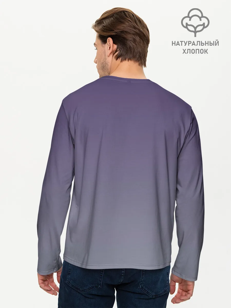 Мужской лонгслив базовый / ведьма сова луна