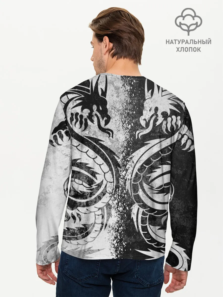 Мужской лонгслив базовый / ДРАКОНЫ | DRAGONS