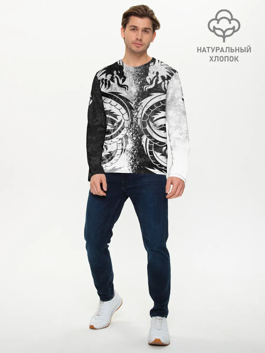 Мужской лонгслив базовый / ДРАКОНЫ | DRAGONS