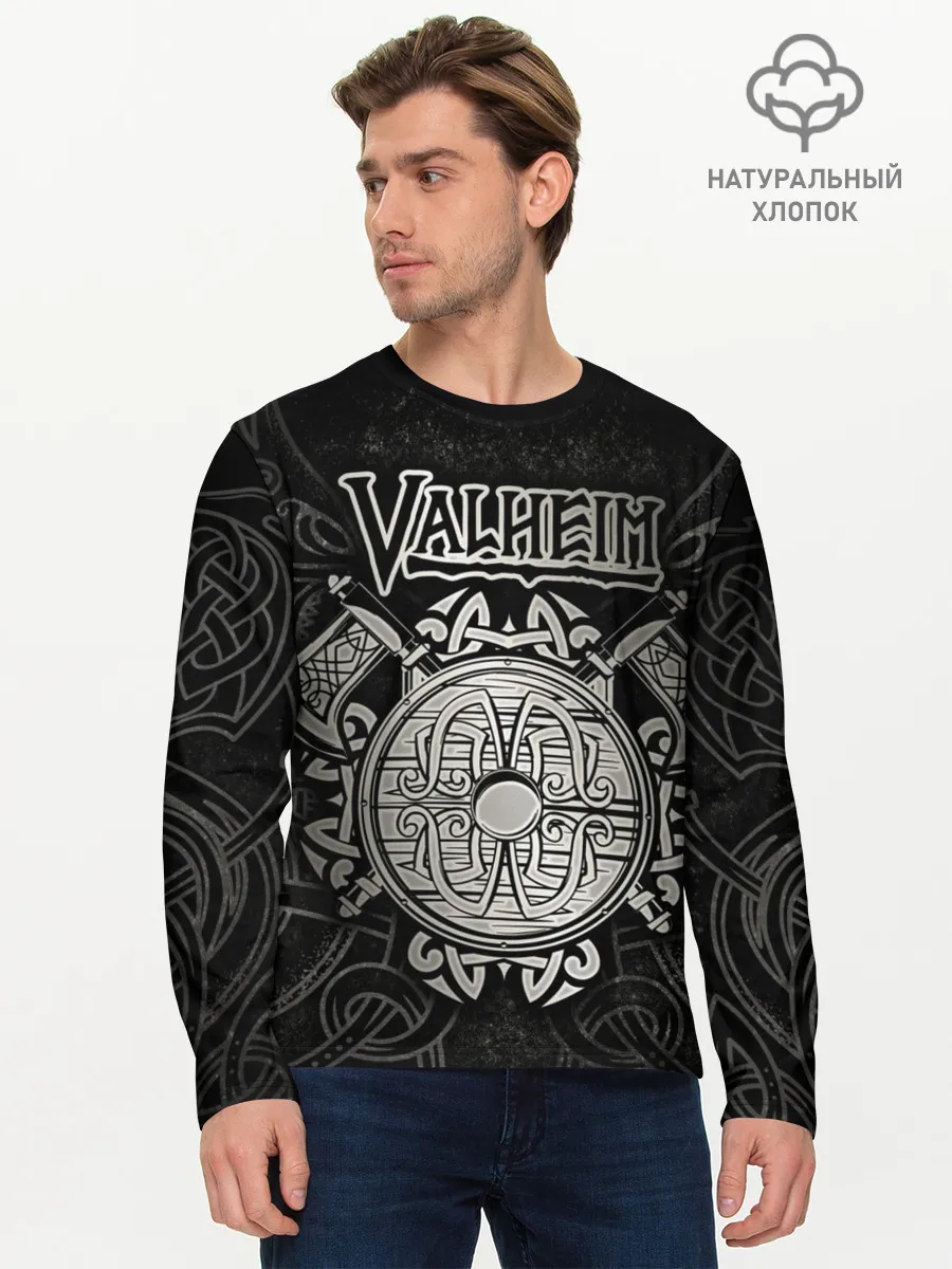 Мужской лонгслив базовый / Valheim