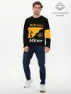 Мужской лонгслив базовый / БИТКОИН ШАХТЕР | BITCOIN