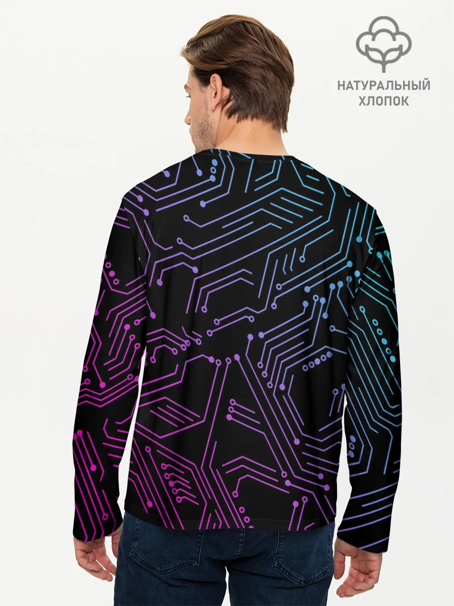 Мужской лонгслив базовый / Motherboard | Материнская плата