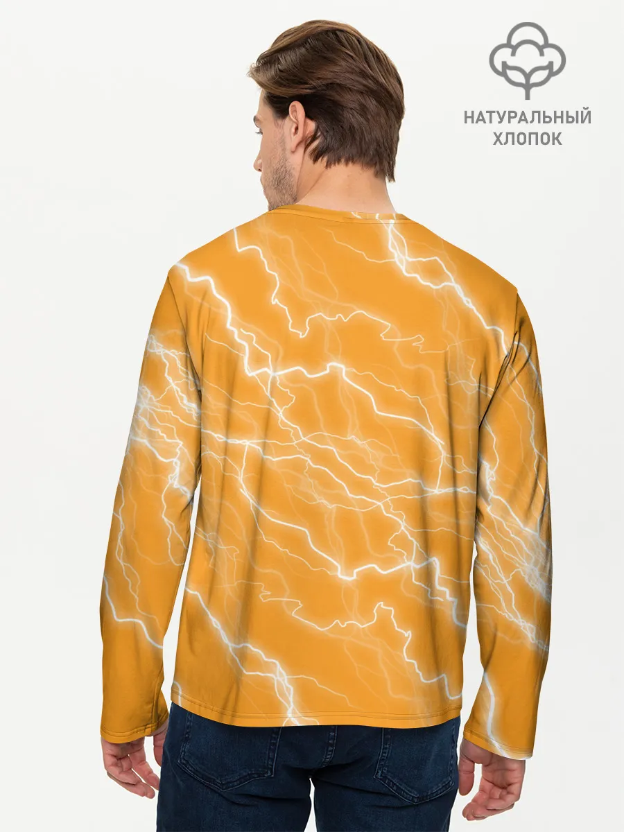 Мужской лонгслив базовый / Bitcoin