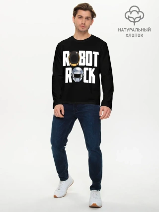 Мужской лонгслив базовый / Robot Rock