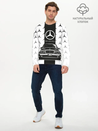 Мужской лонгслив базовый / MERCEDES BENZ