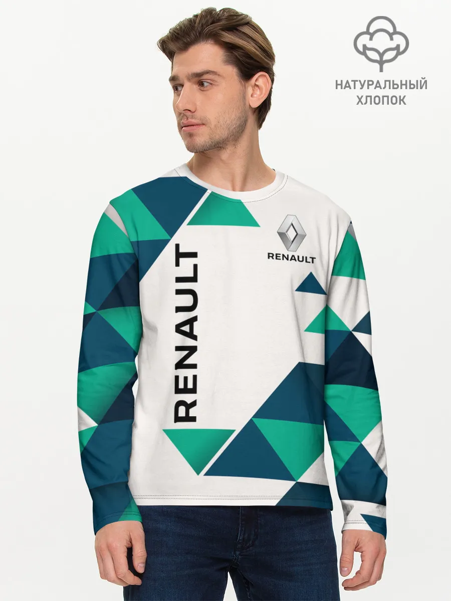 Мужской лонгслив базовый / Renault