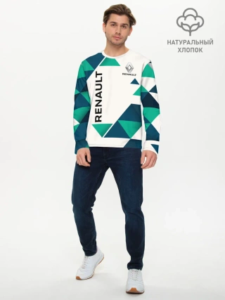 Мужской лонгслив базовый / Renault