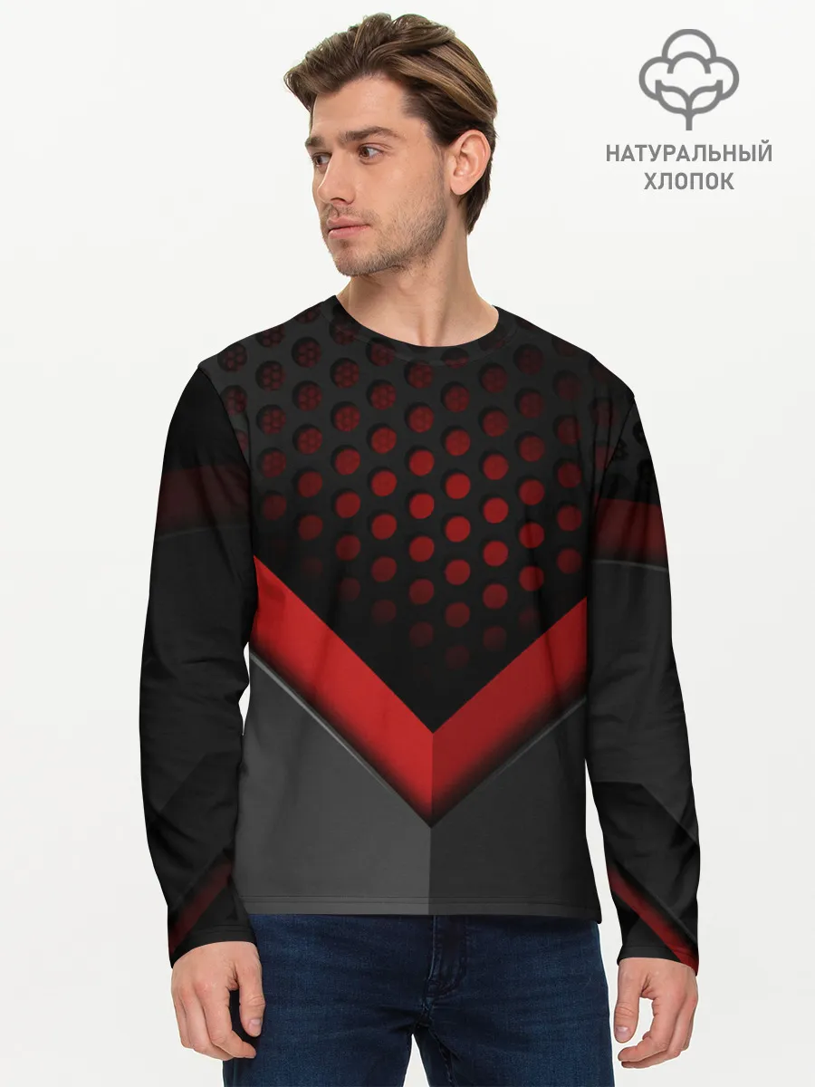 Мужской лонгслив базовый / К - 9