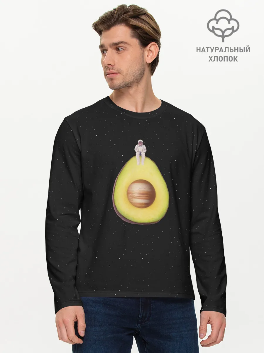 Мужской лонгслив базовый / Космокадо