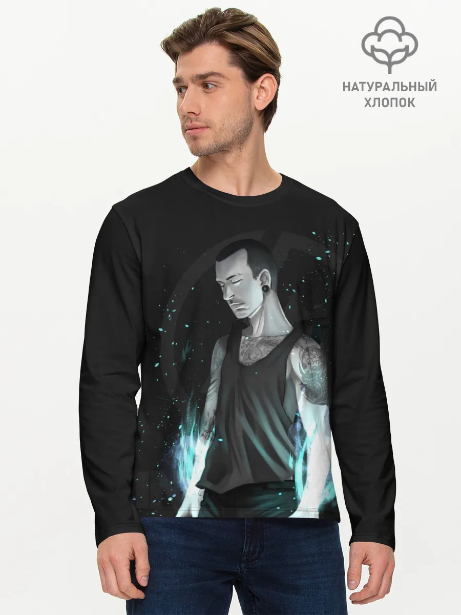 Мужской лонгслив базовый / Линкин Парк