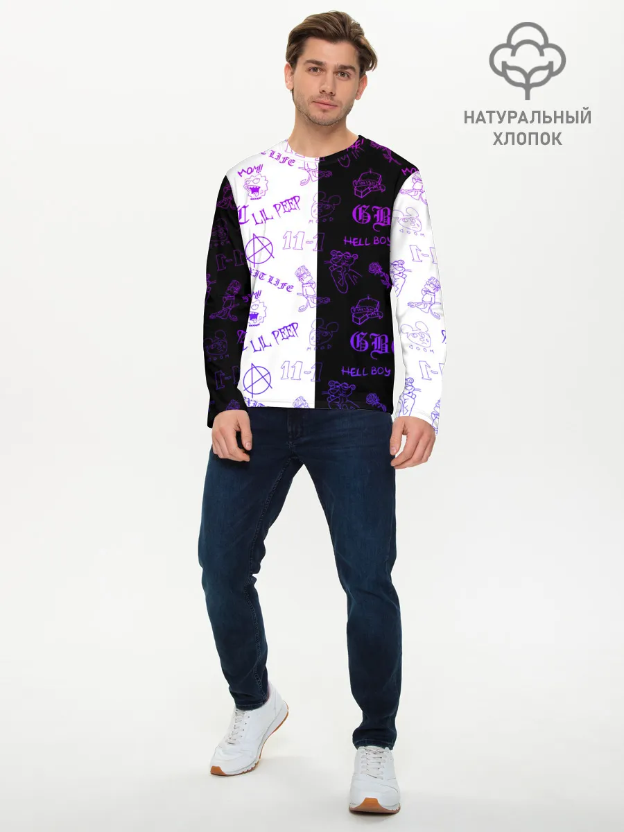 Мужской лонгслив базовый / LIL PEEP