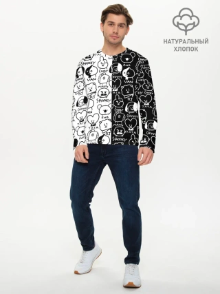 Мужской лонгслив базовый / BTS | BT21