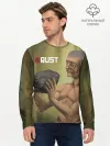 Мужской лонгслив базовый / Rust