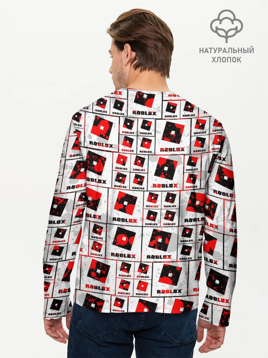 Мужской лонгслив базовый / ROBLOX
