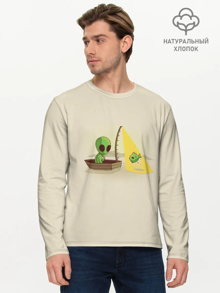 Мужской лонгслив базовый / Alien Fishing