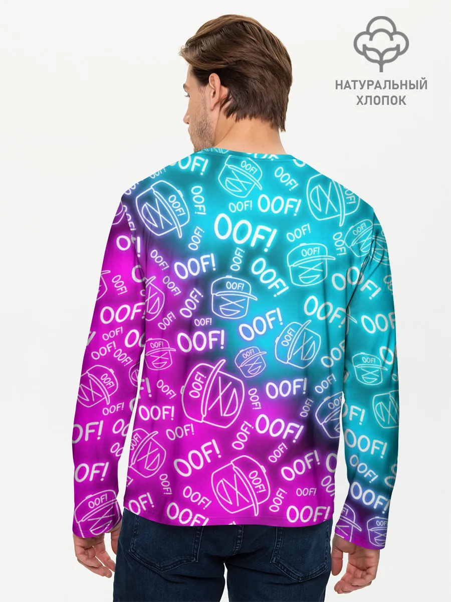 Мужской лонгслив базовый / OOF ROBLOX