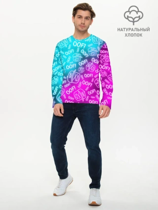 Мужской лонгслив базовый / OOF ROBLOX