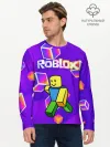Мужской лонгслив базовый / ROBLOX КУБЫ