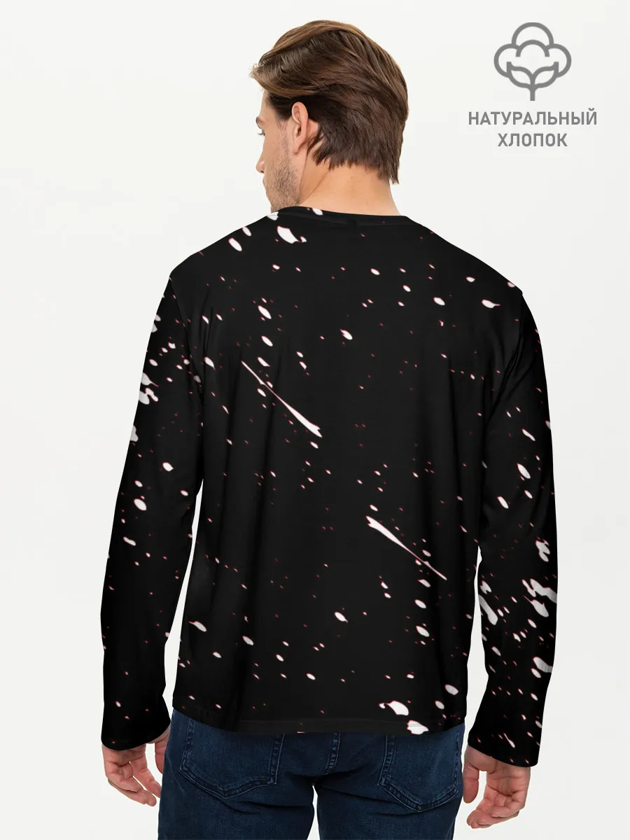 Мужской лонгслив базовый / danganronpa logo