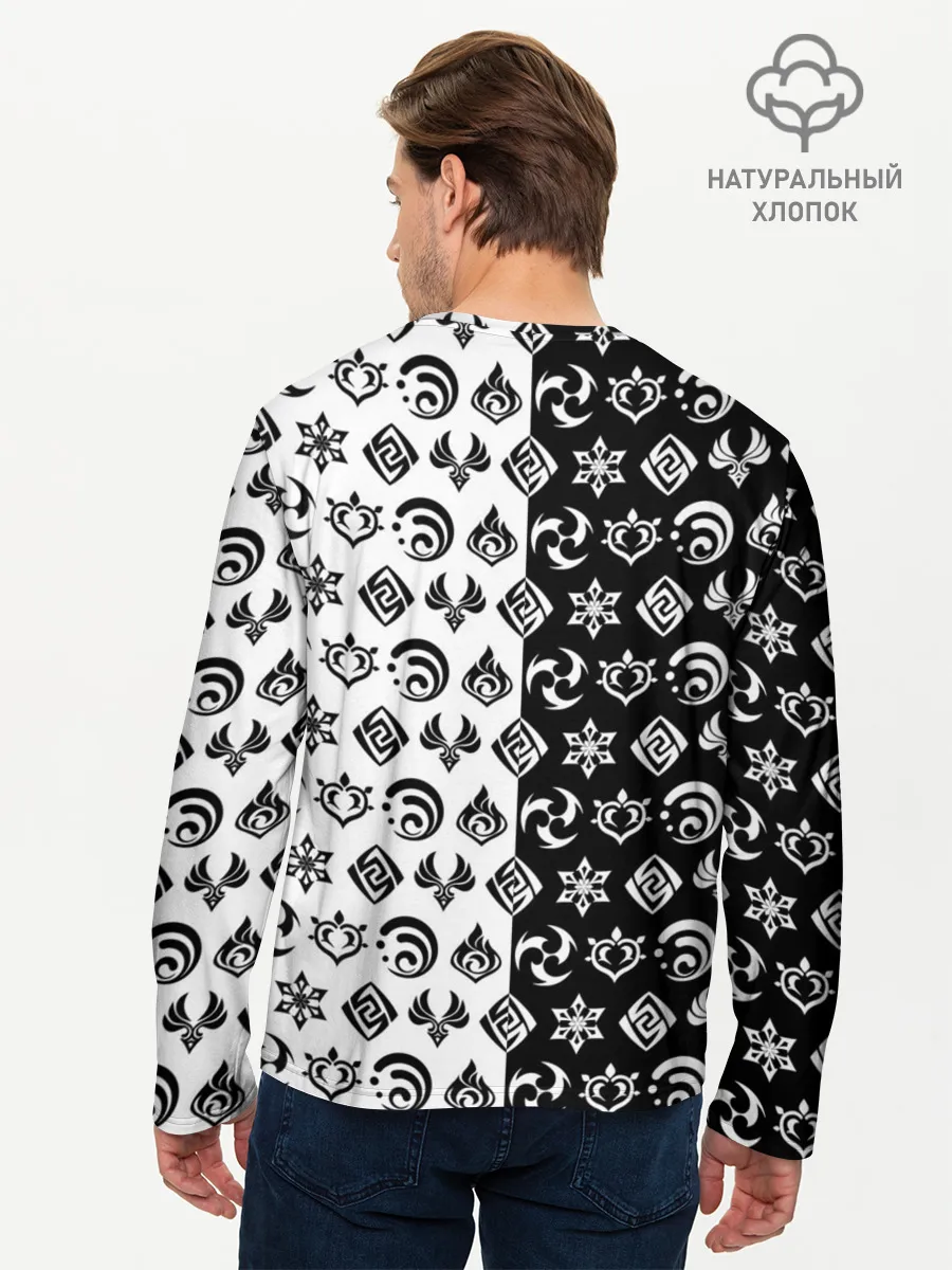 Мужской лонгслив базовый / Genshin Impact