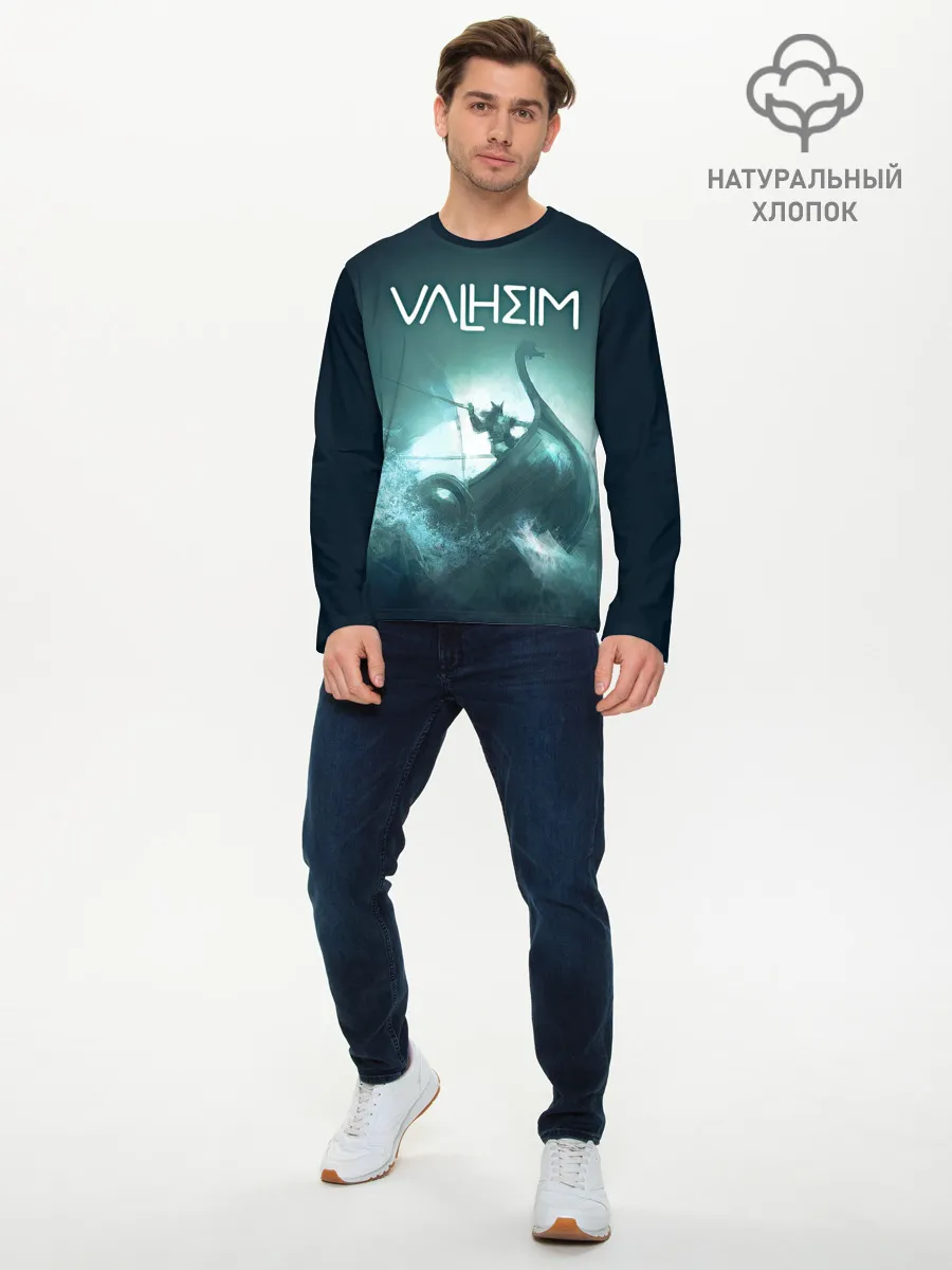Мужской лонгслив базовый / Valheim