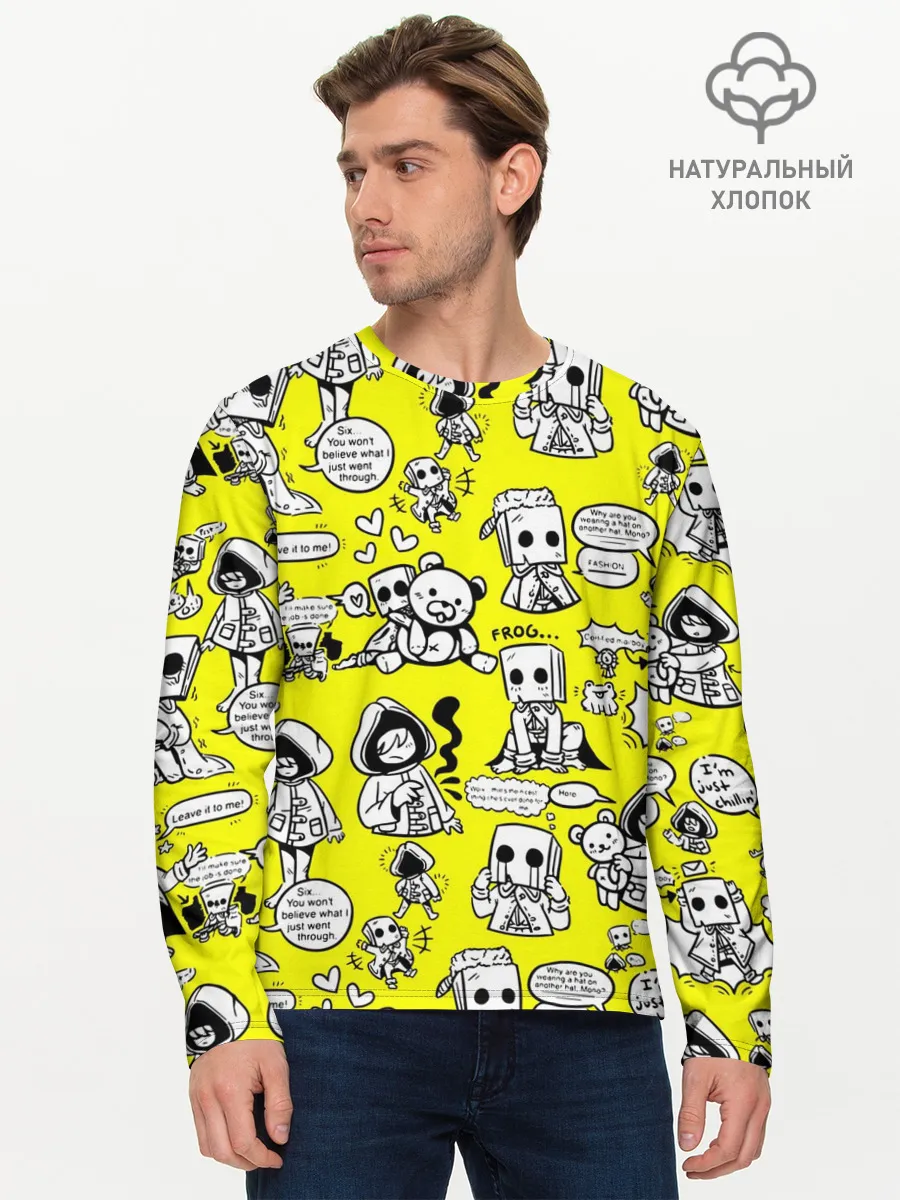 Мужской лонгслив базовый / LITTLE NIGHTMARES