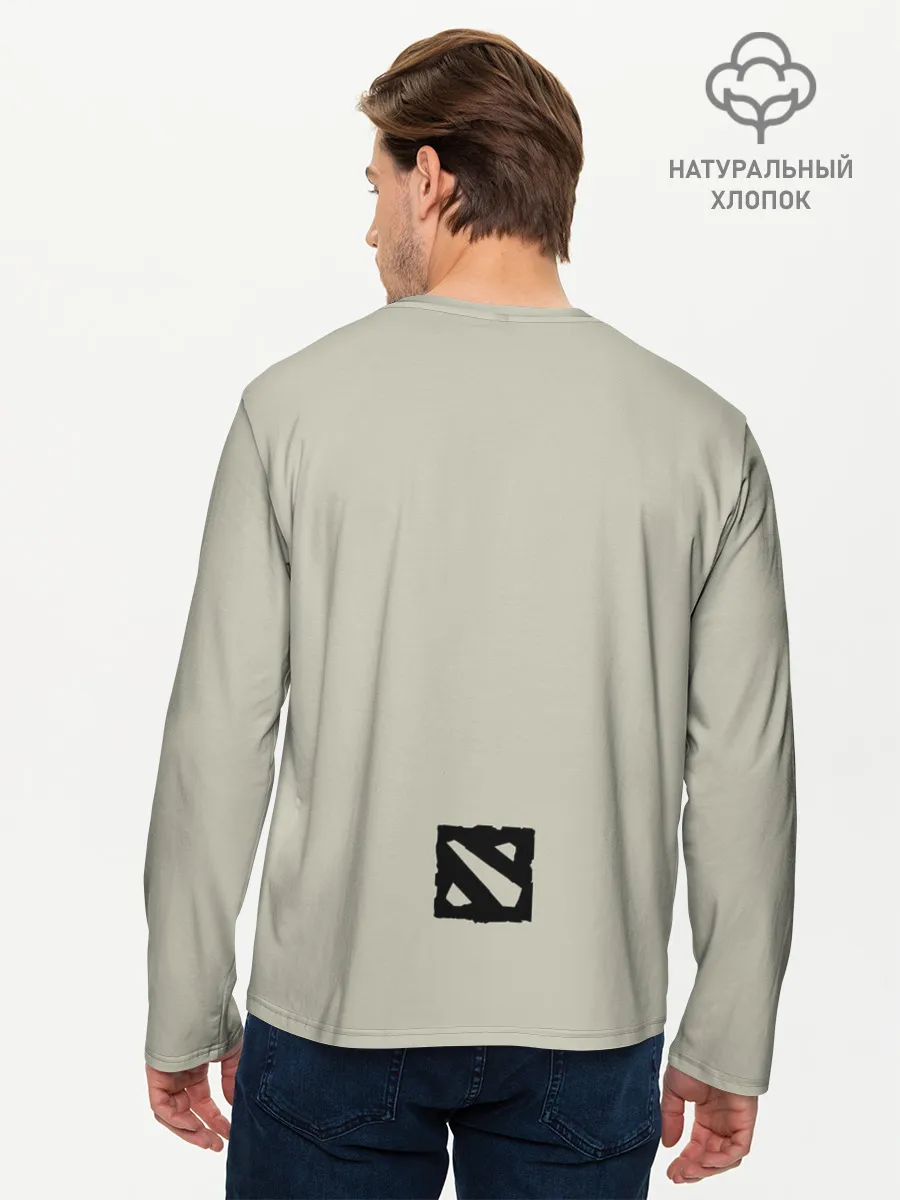 Мужской лонгслив базовый / Fight me | Dota 2