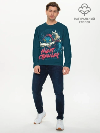 Мужской лонгслив базовый / Night Crawler | Dota 2