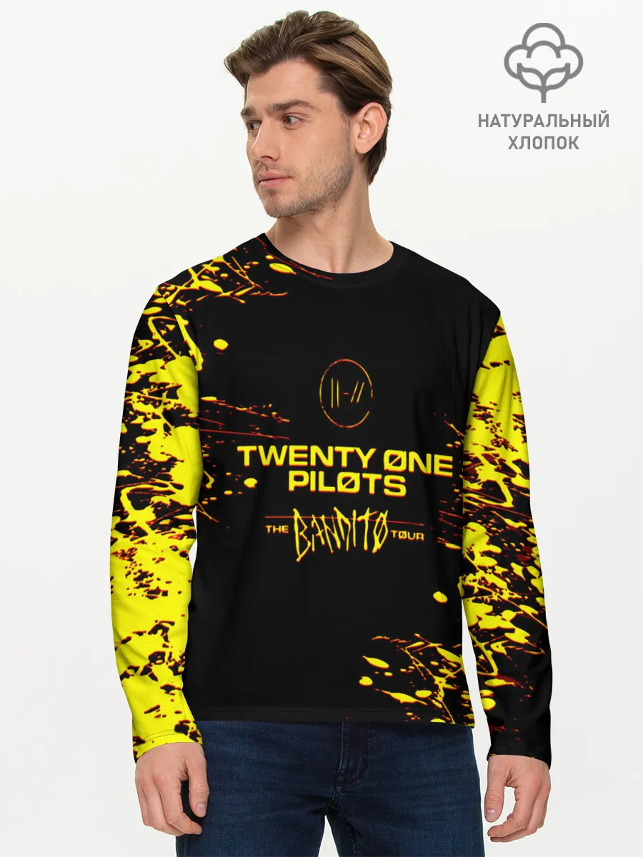 Мужской лонгслив базовый / TWENTY ONE PILOTS TOP.