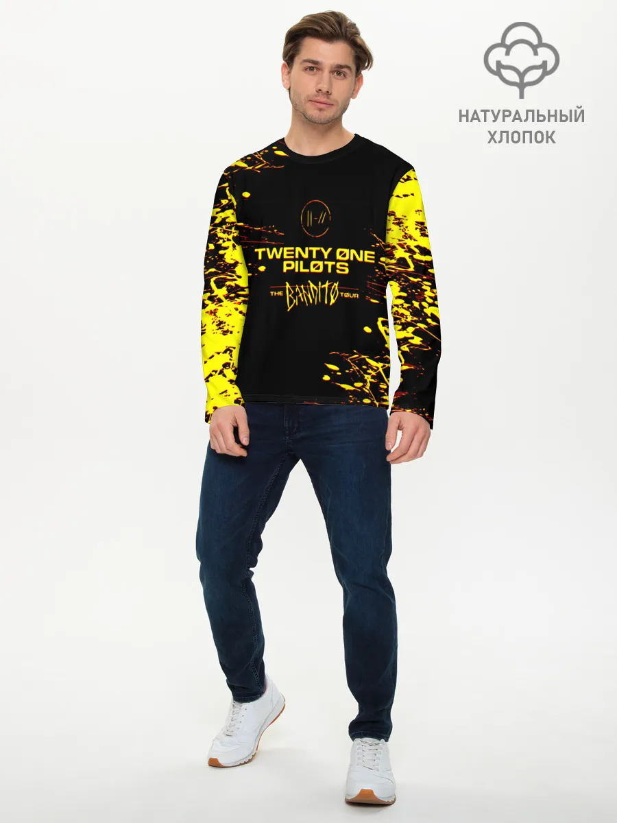 Мужской лонгслив базовый / TWENTY ONE PILOTS TOP.