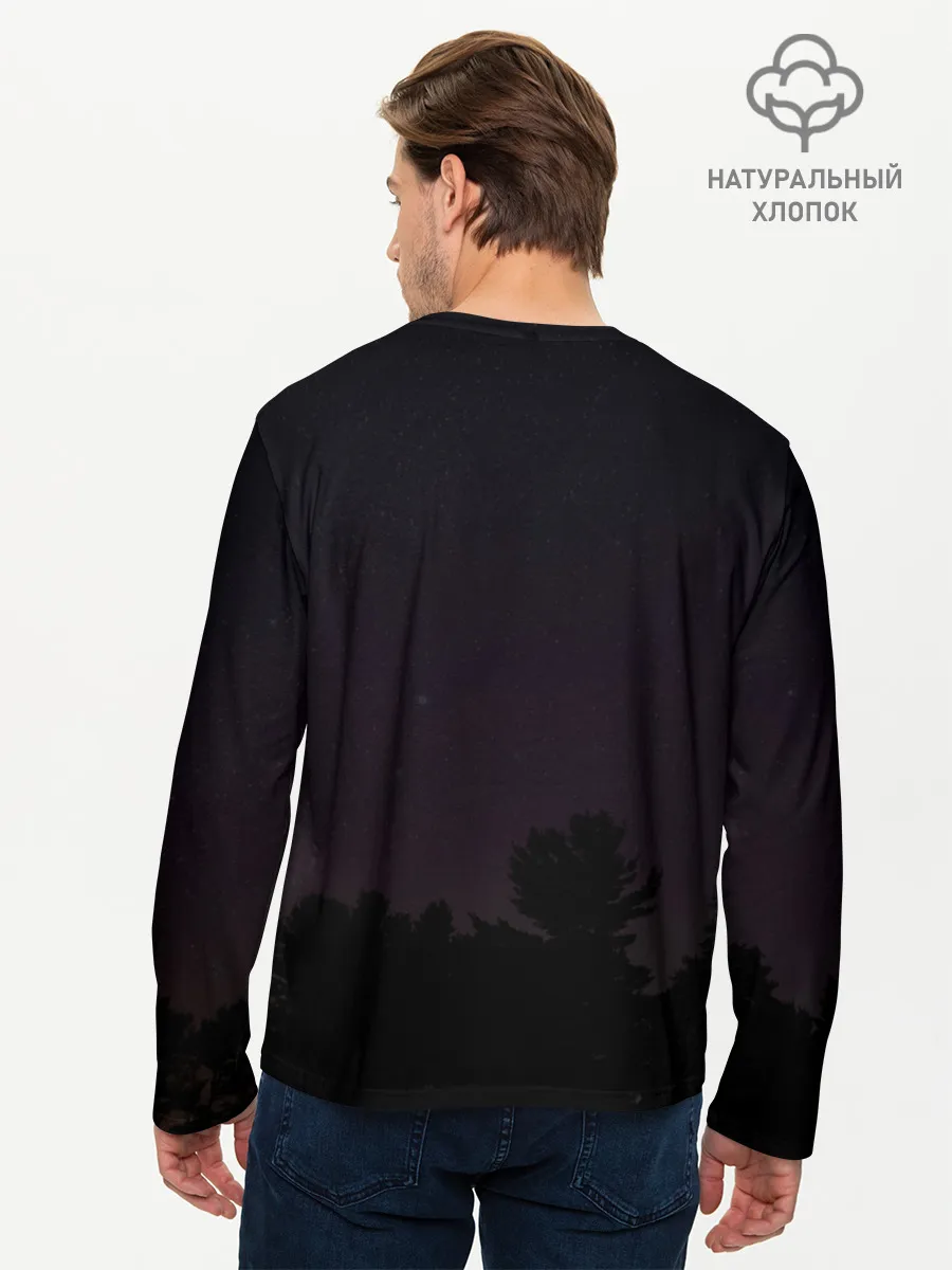 Мужской лонгслив базовый / Гонщик нелегальный | дрифт