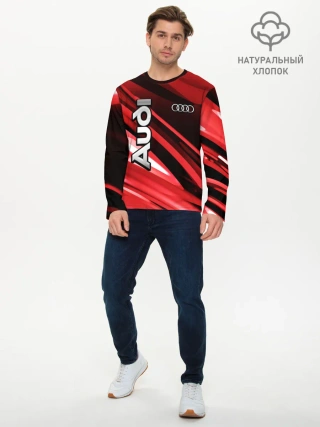 Мужской лонгслив базовый / Audi