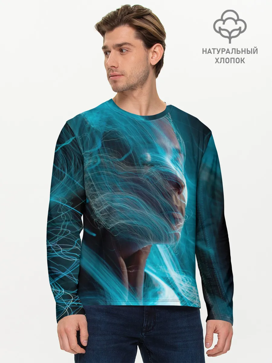 Мужской лонгслив базовый / Фантазия