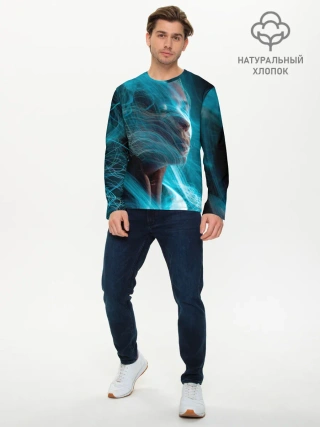 Мужской лонгслив базовый / Фантазия