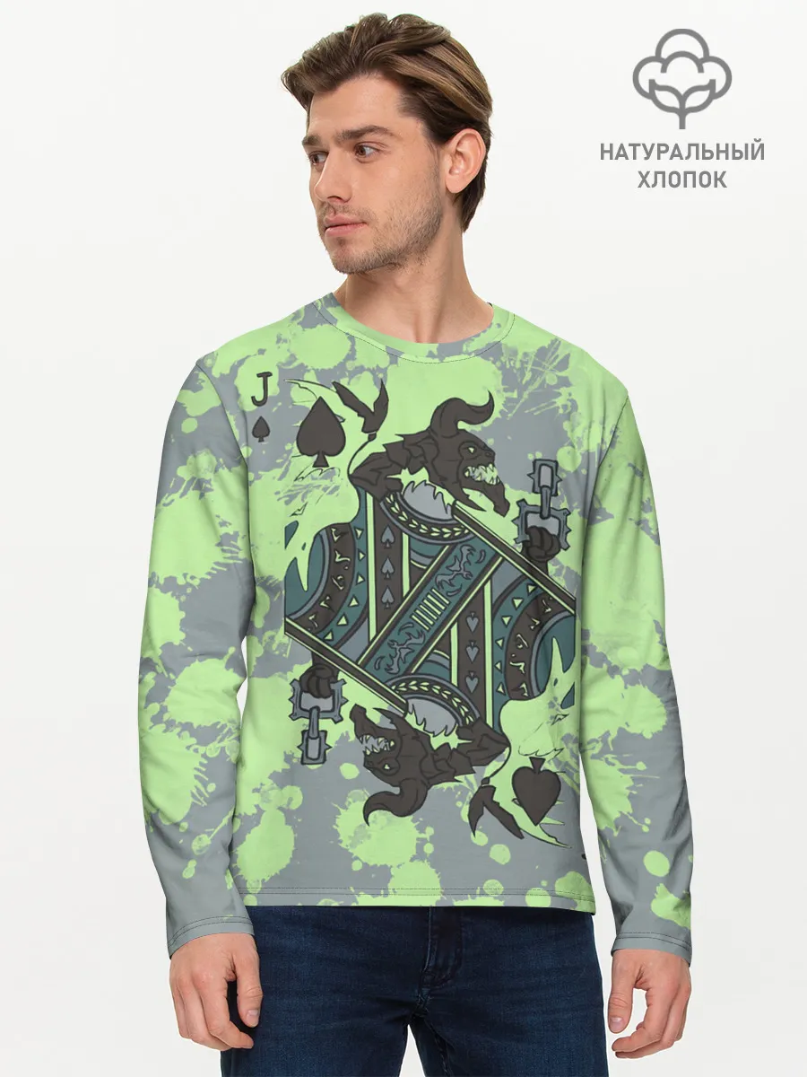 Мужской лонгслив базовый / Визаж | Dota 2