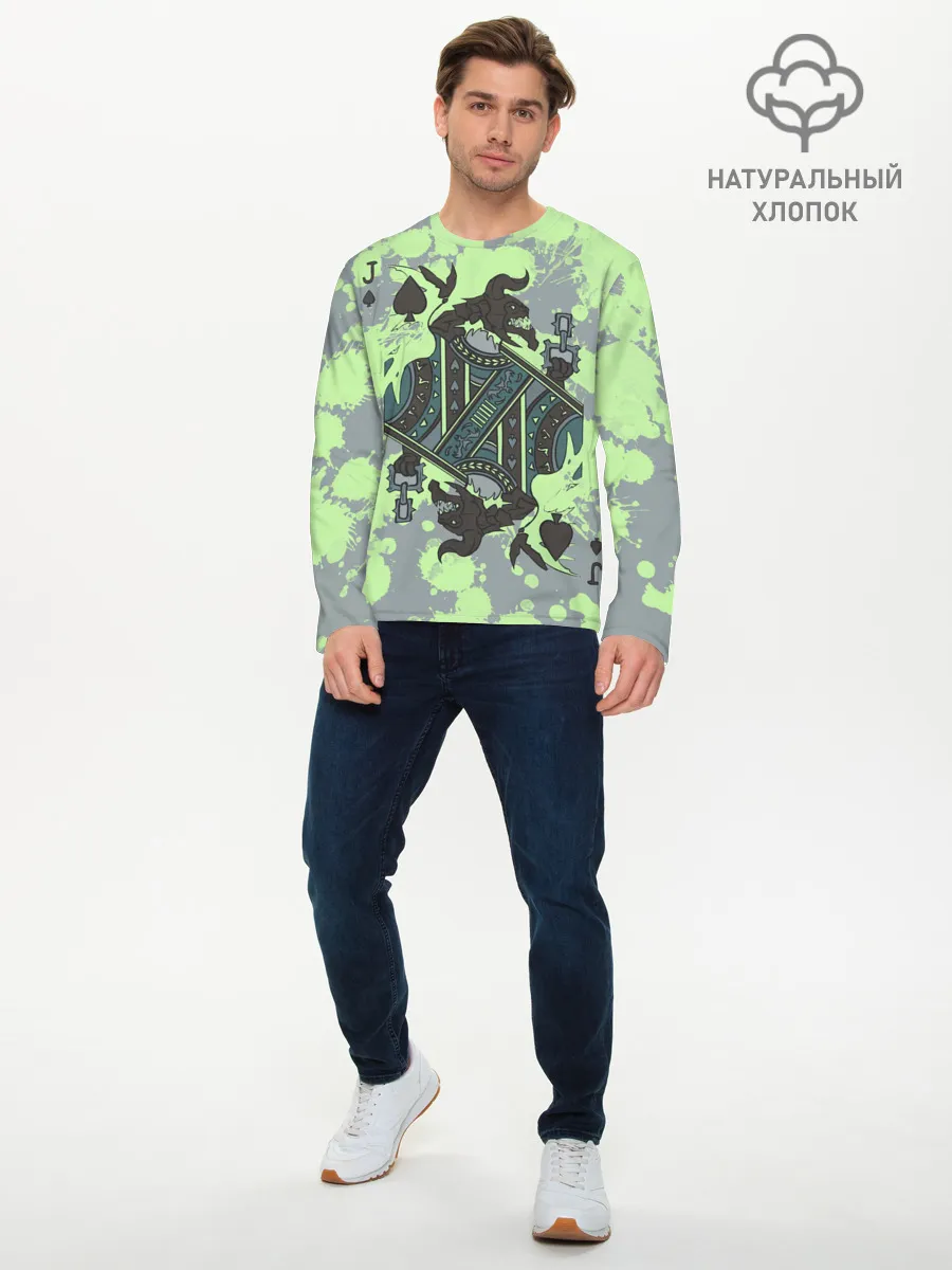 Мужской лонгслив базовый / Визаж | Dota 2